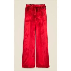NWT, J.Crew Carolina Pant in Drapey Velvet, sz 6P